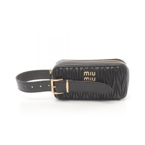 ミュウ ミュウ MATELASSE マテラッセ ブランドオフ Miu Miu レザー セカンドバッグ クラッチバッグ レザー レ