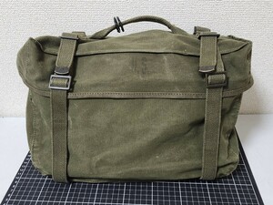 実物 米軍 M-1945 フィールドカーゴバック 1950製造 帆布