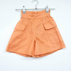 アーバンリサーチドアーズ ショートパンツ フレアキュロット 未使用品 ベビー 女の子用 90サイズ オレンジ URBAN RESEARCH DOORS