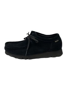 Clarks◆ワラビーブーツ/26.5cm/ブラック/スウェード/21621/GORE-TEX