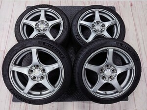 ENKEI RACING RP03 17インチ 7J +45 5穴 PCD 114.3 MICHELIN PILOT SPORT4 215/45R17 2021年製 スイフト スポーツ ロードスター エンケイ