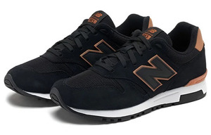 Z1106 New Balance ニューバランス スニーカー 24.0cm ブラック ML565GCB スエード メッシュアッパー ランニング ウォーキング