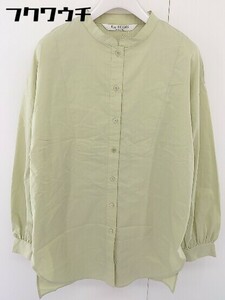 ◇ Ray BEAMS レイビームス 長袖 シャツ グリーン レディース