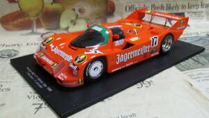 ★レア絶版*SPARK*1/18*Porsche 962 #17 Jagermeister*1986 Spa 1000km*ポルシェ