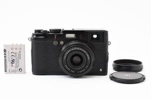 ★良品★ 富士フィルム FUJIFILM X100S ブラック Limited Edition ★バッテリー・フード(LA-49X100)・UVフィルター付き！　　909#066#6420