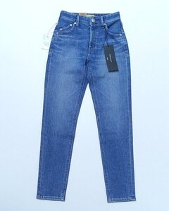 23SS 定価3.6万 新品未使用 YANUK ヤヌーク PREMIUM2 Slim Tapered Ruth デニムパンツ ジーンズ 57124061 サックス レディース 21