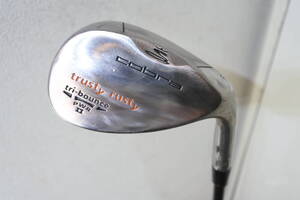 【KSD/Wed/13】Cobra/コブラ　trusty rusty tri bounce PWR Ⅱ　ウェッジ　ロフト　５７°Flex S200 ブラック塗装のスチールシャフト