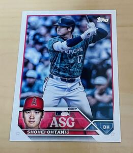 大谷翔平オールスターユニフォームカード 2023 Topps Update Baseball All Star Game Insert ASG-6