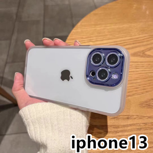 iphone13ケース カーバー レンズ保護付き　透明　お洒落　韓国　軽量 ケース 耐衝撃 高品質 ホワイト226