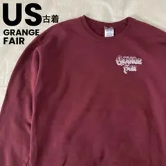 00年代　US古着 ジャージーズ　GRANGE FAIR スウェット