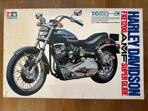 タミヤ 1/6 ビッグスケールシリーズ10 HARLEY DAVIDSON FXE1200 SUPER GLIDE 一部組立済