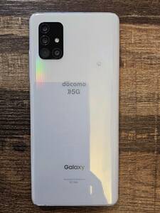 docomo Galaxy A51 5G SC-54A プリズム ブリックス ホワイト ドコモ SIMフリー