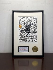 DEATH NYC 額付き 世界限定100枚 ポップアート キースベリング ひまわり バンクシー banksy 現代アート 小サイズ