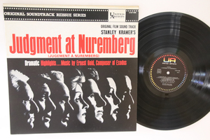 仏LP Ost, Ernest Gold ニュールンベルグ裁判 Judgment At Nuremberg UASF5095 UNITED ARTISTS /00260