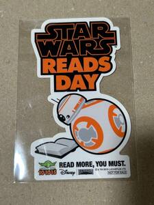 【送料無料】　スター・ウォーズ　リーズ・デイ　STAR WARS READS DAY　オリジナルステッカー