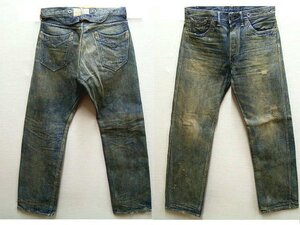 ●即決[W30]未使用品 RRL DOVE FRONTIER JEAN BUCKLE BACK FRONTIER WASH バックルバック USA製 アメリカ デニム パンツ■5751