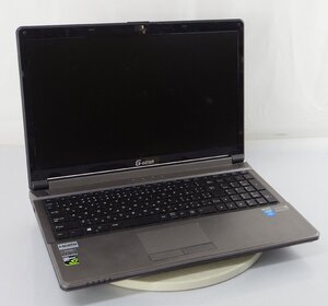 ジャンク品 15.6インチ TSUKUMO G-GEAR N1561J/Core i7 4710MQ/メモリ8GB/HDD無/GTX860M ノート PC R102406K