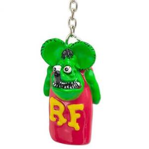 ラットフィンク ライターキャップ 蛍光グリーン RatFink キーホルダー RAF253GG アメリカン雑貨