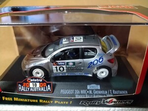 SKID 1/43 PEUGEOT プジョー 206 NO10 オーストラリア 2000