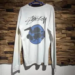 OLD stussy スケートマン ロンT レア 90s 00s タイダイ