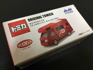 ★未使用・新品！★オリジナル トミカ「ウィルキンソン」キャンピングカー アサヒ飲料　ミニカー（中島R6保管）