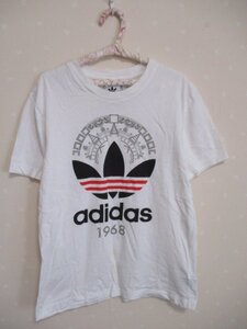 ●　adidas　アディダス　● 　半袖Tシャツ　■　 S　白　（30709）