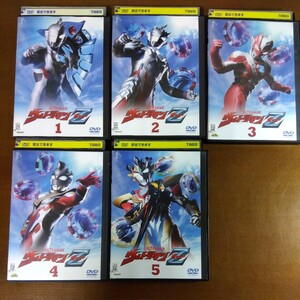 DVD ウルトラマンZ ゼット 1〜5巻 全6巻(6巻欠品) レンタル落ち ケースなし発送あり