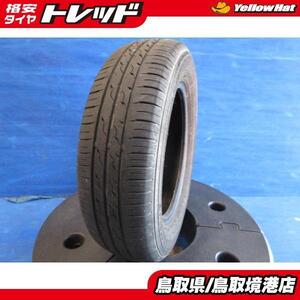 中古 エコファイン 165/70R14 1本 ソリオ ヴィッツ アクア デミオ パンク 補修