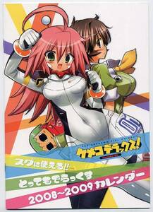 ケメコデラックス! スグに使える!!とってもでらっくす 2008~2009カレンダー B5-1192 郵送無料