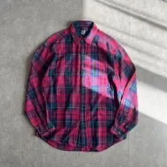 90s old GAP check shirt flannel shirt