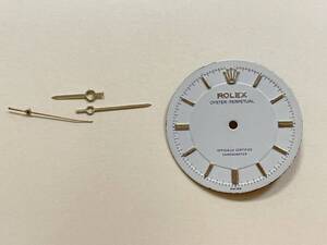 ROLEX OYSTER-PERPETUAL OFFICIALLY CERTIFIED CHRONOMETER 文字盤 針セット メンズサイズ ジャンク品