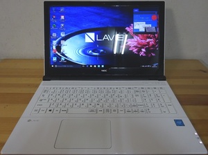 NEC ノートパソコン LAVIE Note Standard PC-NS150FAW/Cele 3855U 1.6GHz/4GB/1000GB/中古特価良品