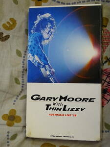 VHS GARY MOORE With THIN LIZZY AUSTRALIA LIVE 