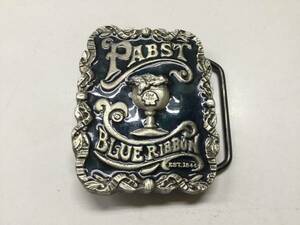 USED バックル PABST BLUE RIBBON レア/希少 5.2×6.5cm ベルト/アクセサリー/メンズ