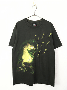 古着 90s USA製 NIRVANA 「Seahorse」 タツノオトシゴ グランジ ロック バンド Ｔシャツ XL