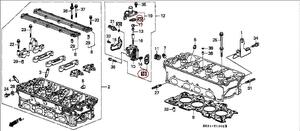 ホンダ純正新品 EF9 EF8 B16A スプールバルブパッキン ソレノイドパッキン セット スプールバルブ ソレノイドバルブ パッキン ゴム crx ef