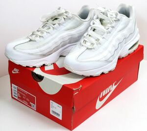 NIKE AIR MAX 95 (GS) white/white-metallic silver 905348-104 ナイキ エアマックス 95 レディース スニーカー ホワイト ☆5339-4