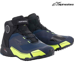 在庫あり アルパインスターズ シューズ 2611820 CR-X DRYSTAR RIDING SHOE BLACK DARK BLUE YELLOW FLUO サイズ:11/28.5cm