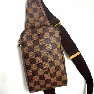 ☆1円☆LOUIS VUITTON ルイヴィトン ダミエ ジェロニモス N51994 serial CA0033ボディバッグ ショルダーバッグ エベヌ ブラウン