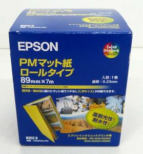 ☆未使用品!EPSON エプソン PMマット紙ロールタイプ 89mm×7m☆