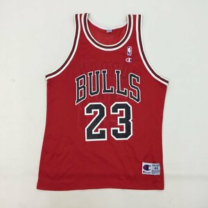 ■[送料198円] Champion チャンピオン タンクトップ メッシュユニホーム NBA BULLS JORDAN 23 マイケルジョーダン シカゴブルズ /0.18kg■