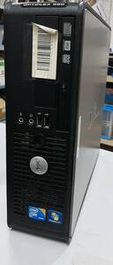 DELL OPTIPLEX380/デスクトップ/CPU E8400/メモリ 2GB/160 GB/USB端子/DVD/VGA端子/PC/部品取り等におすすめ