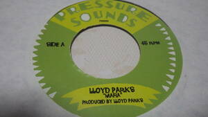 7inch reissue Lloyd Parks Mafia Pressure Sounds ex reggae レゲエ roots ルーツ vintage レコード dub ダブ 再発 リイシュー