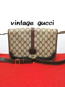 美品 極希少！gucci シェリーライン ショルダーバッグ GG オールドグッチ