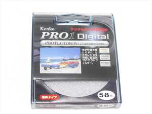 新品 Kenko PRO1D PROTECTOR (W) 58mm 　ケンコー プロテクター　送料180円 241