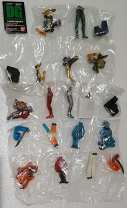 バンダイ ガシャポン DG 仮面ライダー5 全6種中5種5個 仮面ライダーオーズ 仮面ライダーW ナスカドーパント