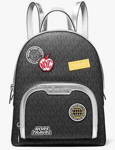 2025春夏新作　日本未発売　直営　MICHAEL KORS Jaycee Medium Embellished Signature Logo Backpack　LAから最新本物をお届け!!