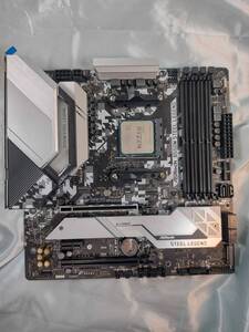 中古動作品：ASRock B550M Steel Legend + Ryzen5 5600G 付 最新BIOS済（Ryzen5000番台対応）AM4