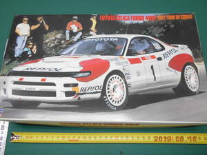 ハセガワ　1992 ツール・ド・コルス　セリカ　1/24 未組立　レア　マニア向け　TOYOTA CELICA TURBO 4WD TOUR DE CORSE