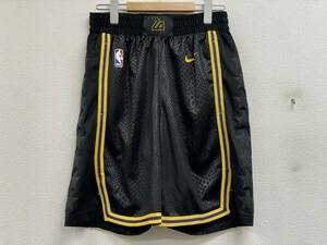 ナイキNike LA Lakers City Edition Kobe Bryant Black Mamba Swingman Shortsレイカーズショーツバスパンコービーブライアント★N2439